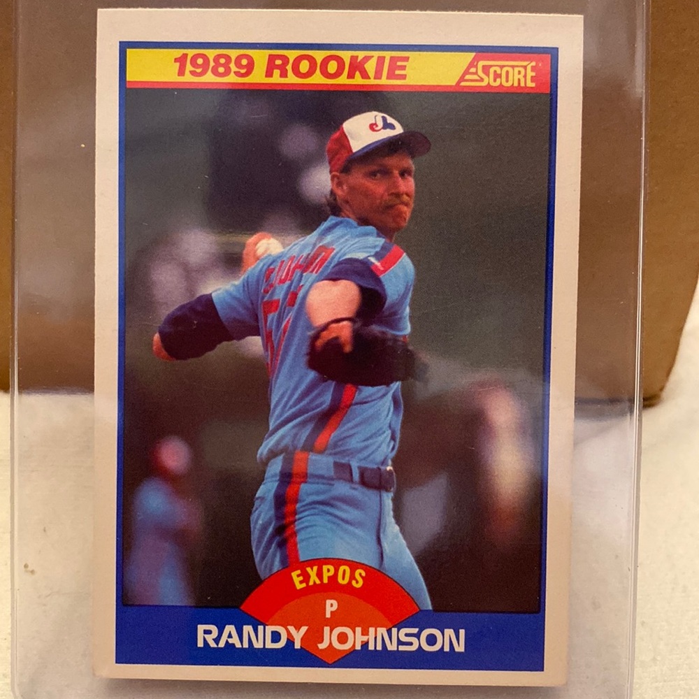 Randy Johnson 1989 Rookie card score #645